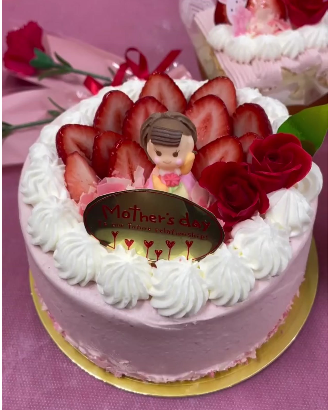 母の日シフォンケーキ